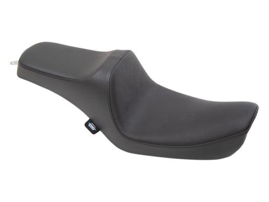 Predator 3 Dual Seat - Smooth Black. Fits Dyna 1996-2003 - Drag Specialties