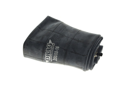 16in. Inner Tube with Metal Centre Valve. Fits 180 or 200 Tyre - Drag Specialties
