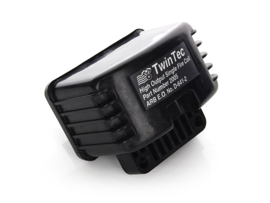 Single Fire Ignition Coil - Black. Fits Big Twin 1970-1999 & Sportster 1971-2003 Models with Upgraded Single Fire Ignition. - Daytona Twin Tec