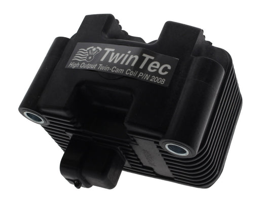 Ignition Coil - Black. Fits Twin Cam 1999-2006 & Sportster 2004-2006 Models with Carburettor. - Daytona Twin Tec