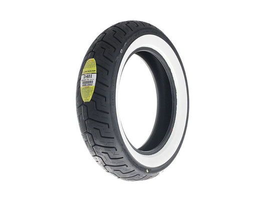 Dunlop D401 16in. Whitewall Rear Tyre. 150/80-H16 - Dunlop