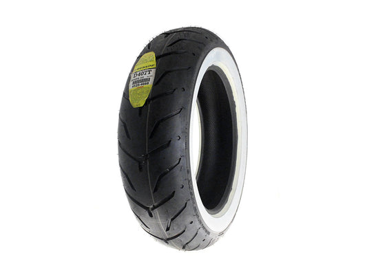 Dunlop D407 16in. Whitewall Rear Tyre. 180/65-B16 - Dunlop