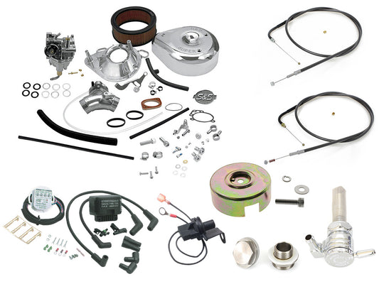 Magneti Marelli Fuel Injection to Carb Conversion Kit. Fits EFI Touring Models 1995-1998 - Rollies Speed Shop