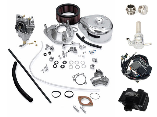 Delphi Fuel Injection to Carb Conversion Kit. Fits Softail & Touring 2001-2003 - Rollies Speed Shop