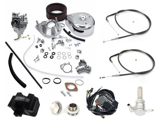Magneti Marelli Fuel Injection to Carb Conversion Kit. Fits EFI Twin Cam Touring Models 1999-2001 - Rollies Speed Shop
