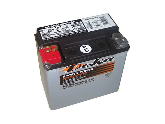 Premium AGM Motorcycle Battery. Fits V-Rod 2002-2006 & VRSCR 2007. - Deka Batteries