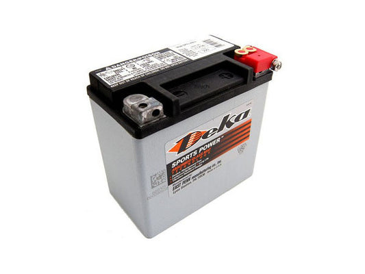 Premium AGM Motorcycle Battery. Fits Sportster 2004-2021 & Street 500 2015-2020 - Deka Batteries
