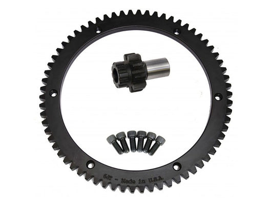 66 Tooth Starter Ring Gear Kit. Fits Dyna 1998-2005, Softail 1998-2006 & Touring 1998-2006 - Evolution Industries