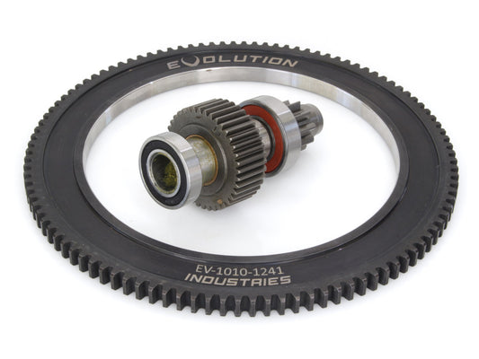 Starter Ring Gear with Starter Clutch. Fits Big Twin 2007-2017. - Evolution Industries
