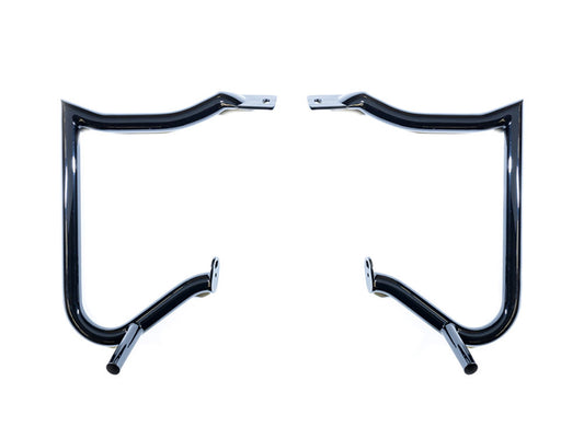 Anarchy Rear Crashbars - Gloss Black. Fits Touring 1997-2023. - Factory 47 Handlebars