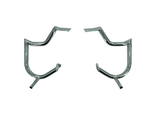 Venom Rear Crashbars - Chrome. Fits Touring 1997-2023 - Factory 47 Handlebars