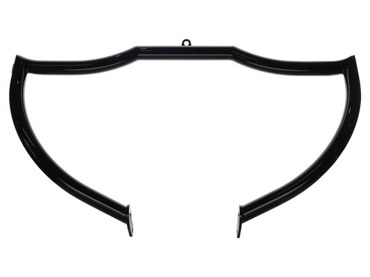 Shield Front Crashbar - Gloss Black. Fits Touring 1997-2023. - Factory 47 Handlebars