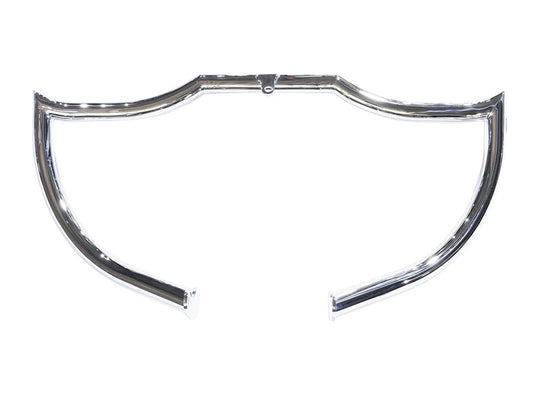 Shield Front Crashbar - Chrome. Fits Softail 2018up. - Factory 47 Handlebars