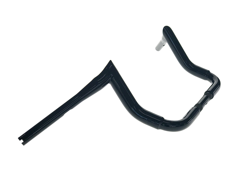 10in. x 1-1/2in. Assault Handlebar - Gloss Black. Fits Ultra Models 1996-2024 and Street Glide 1996-2023 - Factory 47 Handlebars