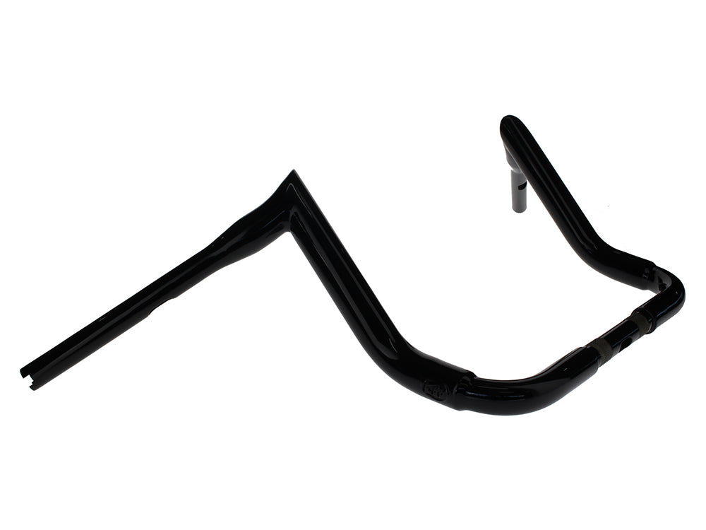 12in. x 1-1/2in. Assault Handlebar - Gloss Black. Fits Ultra Models 1996-2024 and Street Glide 1996-2023 - Factory 47 Handlebars