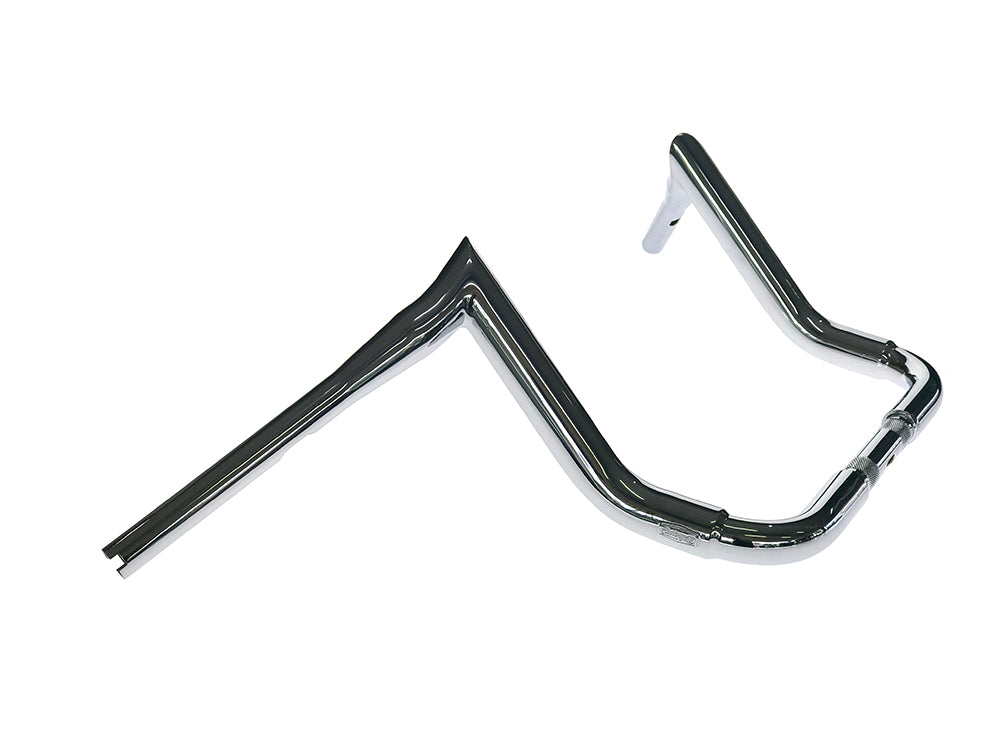 12in. x 1-1/2in. Assault Handlebar - Chrome. Fits Ultra Models 1996-2024 and Street Glide 1996-2023 - Factory 47 Handlebars