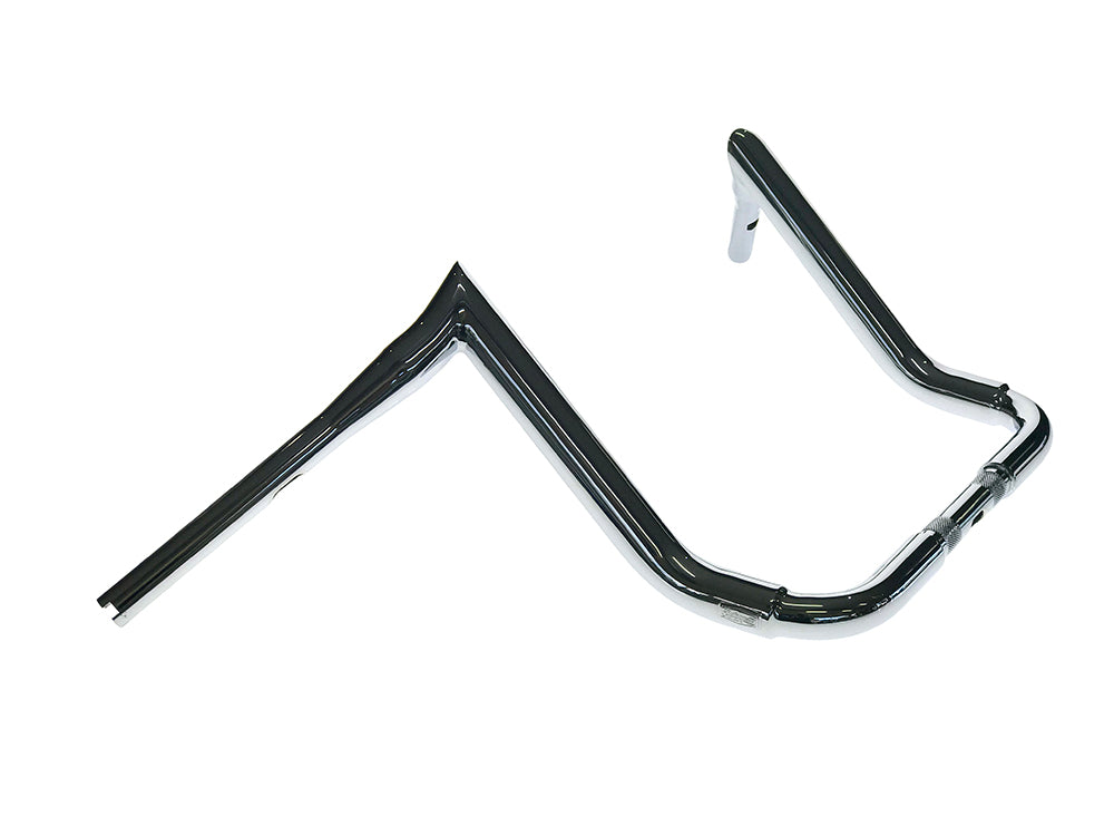 14in. x 1-1/2in. Assault Handlebar - Chrome. Fits Ultra Models 1996-2024 and Street Glide 1996-2023 - Factory 47 Handlebars