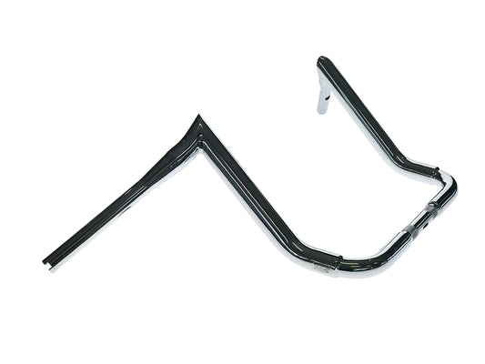 14in. x 1-1/2in. Assault Handlebar - Chrome. Fits Ultra Models 1996-2024 and Street Glide 1996-2023 - Factory 47 Handlebars