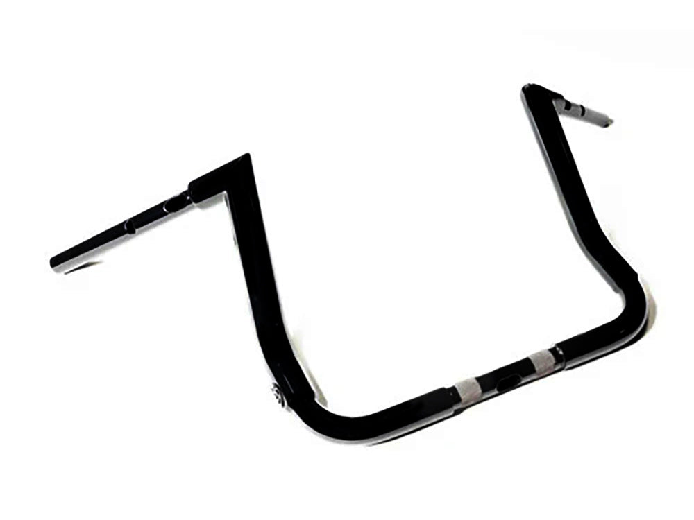12in. x 1-1/2in. Delta Series Handlebar - Gloss Black. Fits CVO Street Glide 2023up & Street Glide 2024up - Factory 47 Handlebars