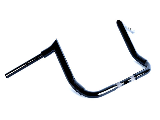 12in. x 1-1/2in. S Series Handlebar - Gloss Black. Fits CVO Street Glide 2023up & Street Glide 2024up - Factory 47 Handlebars