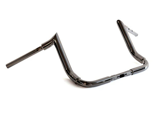 12in. x 1-1/2in. S Series Handlebar - Black Chrome. Fits CVO Street Glide 2023up & Street Glide 2024up - Factory 47 Handlebars