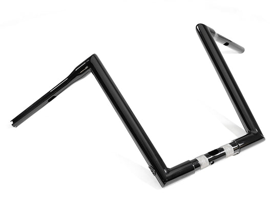 14in. x 1-1/2in. STR Miter Handlebar - Gloss Black. Fits Road Glide 2015-2023 - Factory 47 Handlebars