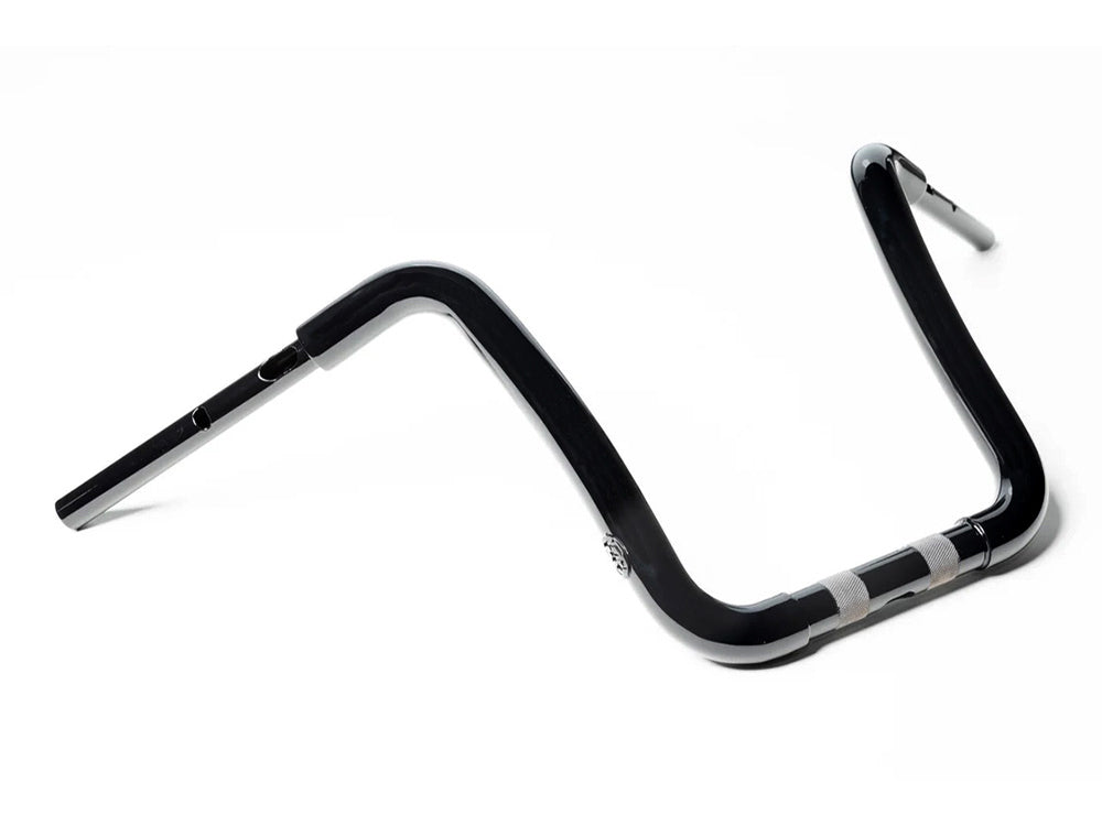 12in. x 1-1/2in. Drifter Series Handlebar - Gloss Black. Fits CVO Road Glide 2023up & Road Glide 2024up - Factory 47 Handlebars