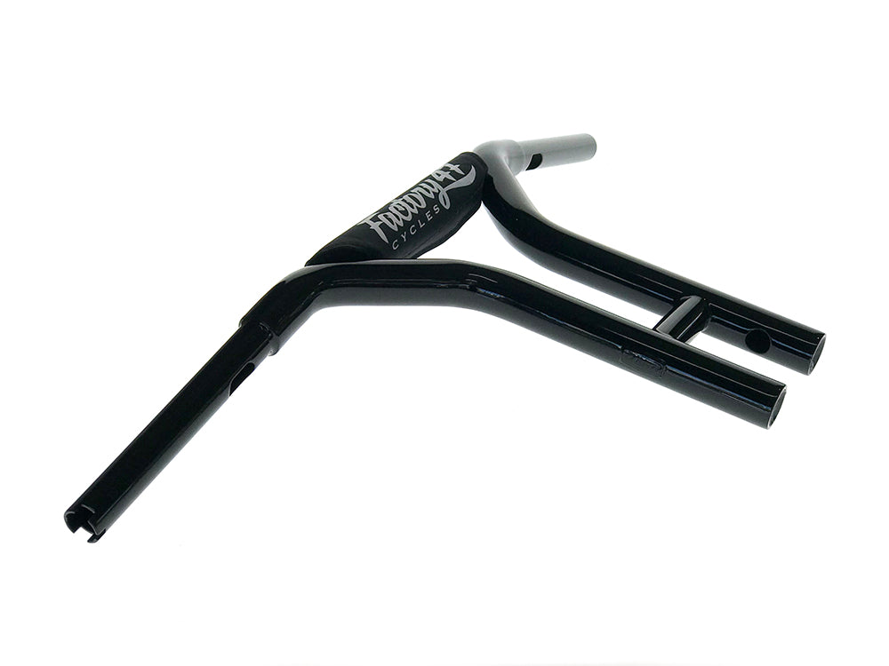 12in. x 1-1/4in. MX47 Straight T-Bar Handlebar - Gloss Black. - Factory 47 Handlebars
