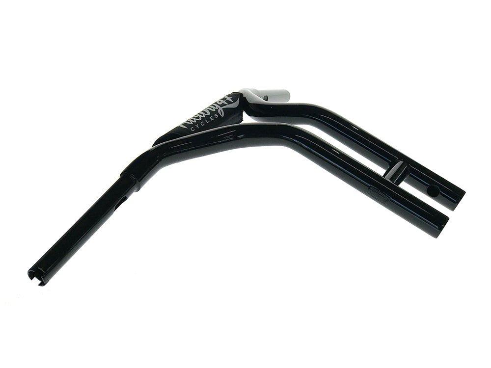 14in. x 1-1/4in. MX47 Pullback T-Bar Handlebar - Gloss Black. - Factory 47 Handlebars