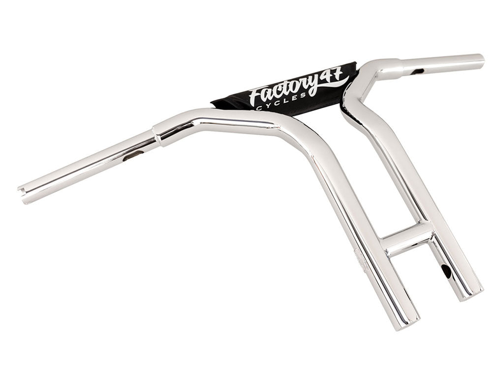 14in. x 1-1/4in. MX47 Pullback T-Bar Handlebar - Chrome. - Factory 47 Handlebars