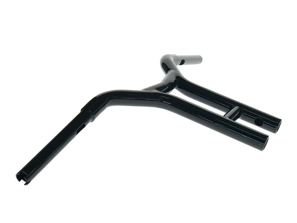 12in. x 1-1/4in. Cali Straight T-Bar Handlebar - Gloss Black. - Factory 47 Handlebars