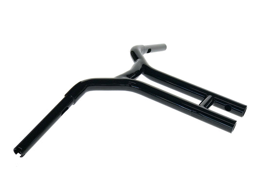 14in. x 1-1/4in. Cali Straight T-Bar Handlebar - Gloss Black. - Factory 47 Handlebars