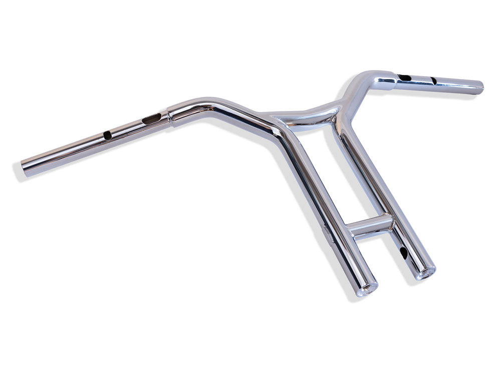 14in. x 1-1/4in. Brap Straight T-Bar Handlebar - Chrome. Fits CVO Road Glide 2023up & Road Glide 2024up - Factory 47 Handlebars
