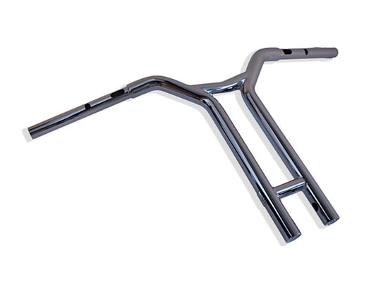 16in. x 1-1/4in. Brap Straight T-Bar Handlebar - Chrome. Fits CVO Road Glide 2023up & Road Glide 2024up - Factory 47 Handlebars