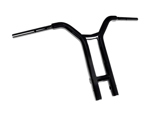 16in. x 1-1/2in. Factory Racing Straight T-Bar Handlebar - Gloss Black. Fits CVO Road Glide 2023up & Road Glide 2024up - Factory 47 Handlebars