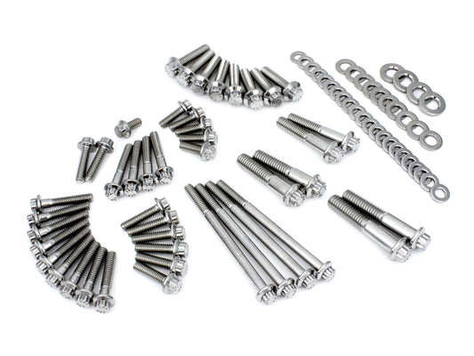 ARP 12 Point Primary & Transmission Fastener Show Bike Kit. Fits Softail 2018up. - Feuling