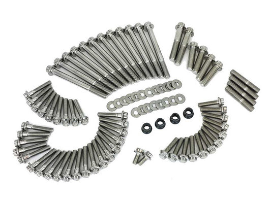 ARP 12 Point Engine Fastener Show Bike Kit. Fits Touring 2017up. - Feuling