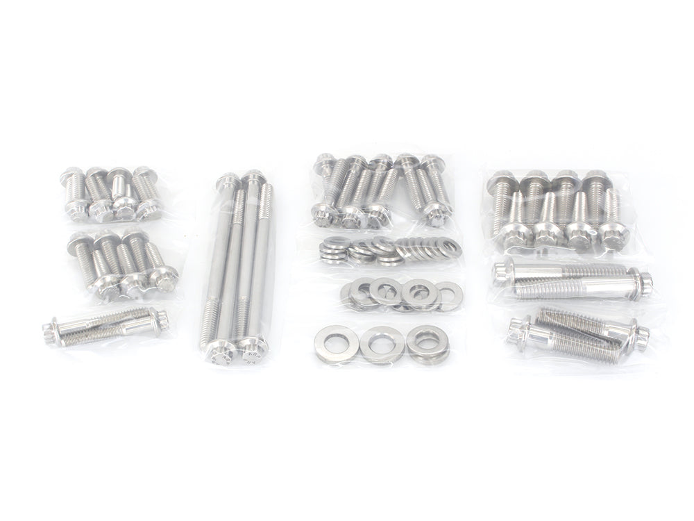 ARP 12 Point Primary & Transmission Fastener Show Bike Kit. Fits Touring 2017up. - Feuling