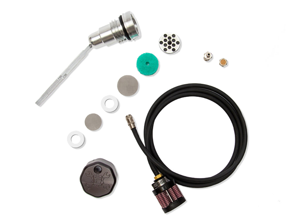 Vented Dipstick - Black. Fits Dyna 2006-2017. - Feuling