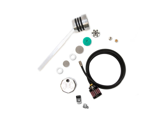 Vented Dipstick - Polished. Fits Dyna 1999-2005. - Feuling