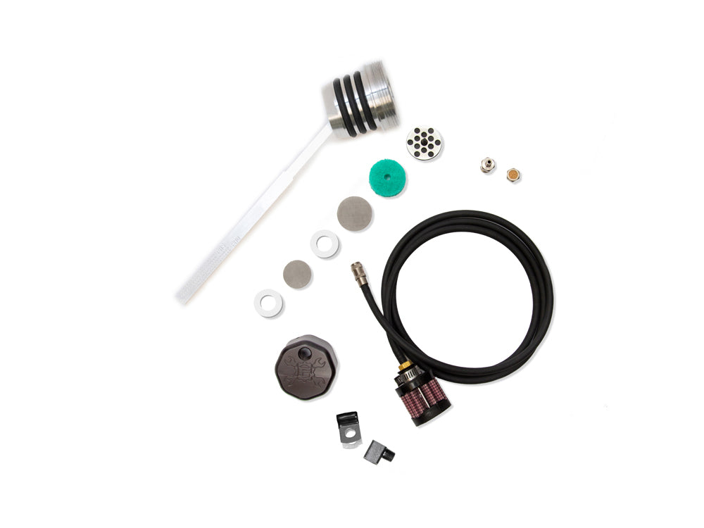 Vented Dipstick - Black. Fits Dyna 1999-2005. - Feuling