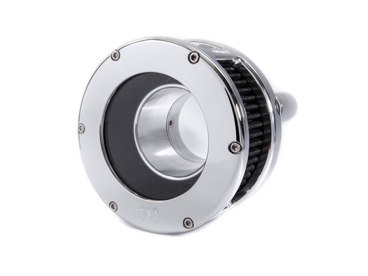 BA Air Cleaner Kit - Chrome with Clear Cover. Fits Touring 2017-2024 & Softail 2018-2024 - Feuling