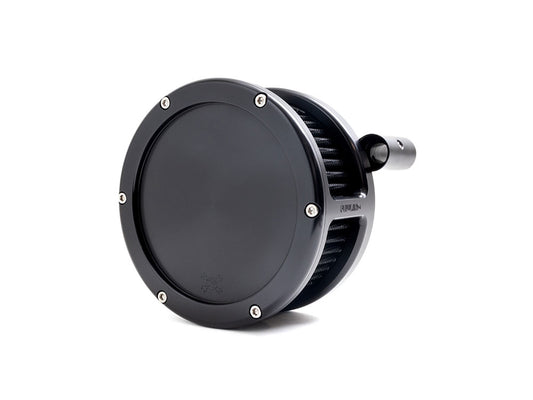 BA Air Cleaner Kit - Black with Solid Cover. Fits Touring 2008-2016, Softail 2016-2017, CVO Softail 2011-2017 & Dyna Low Rider S 2016-2017 with Throttle-by-Wire - Feuling