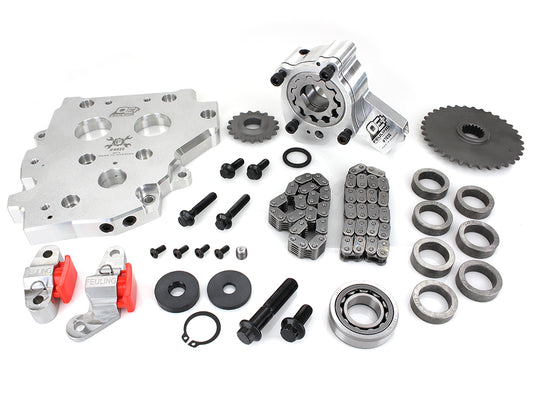 OE+ Hydraulic Cam Chain Tensioner Plate Upgrade Kit. Fits Dyna 1999-2005, Touring 1999-2006 & Softail 2000-2006 - Feuling