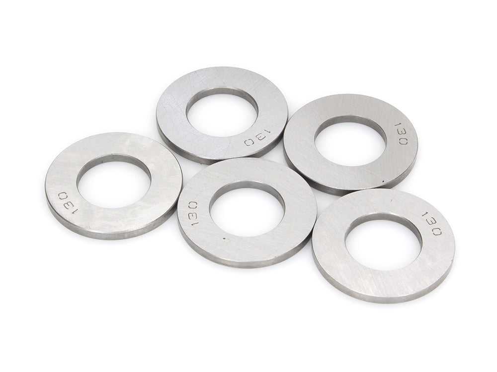 0.130in. Cam Sprocket Spacer - Pack of 5. Fits Twin Cam 2007-2017 & Milwaukee 8 2017up - Feuling