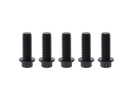 Rear Disc Rotor Bolts - Black 12 Point ARP. Fits H-D Big Twin 1997up & Sportster 1997-2021 - Feuling