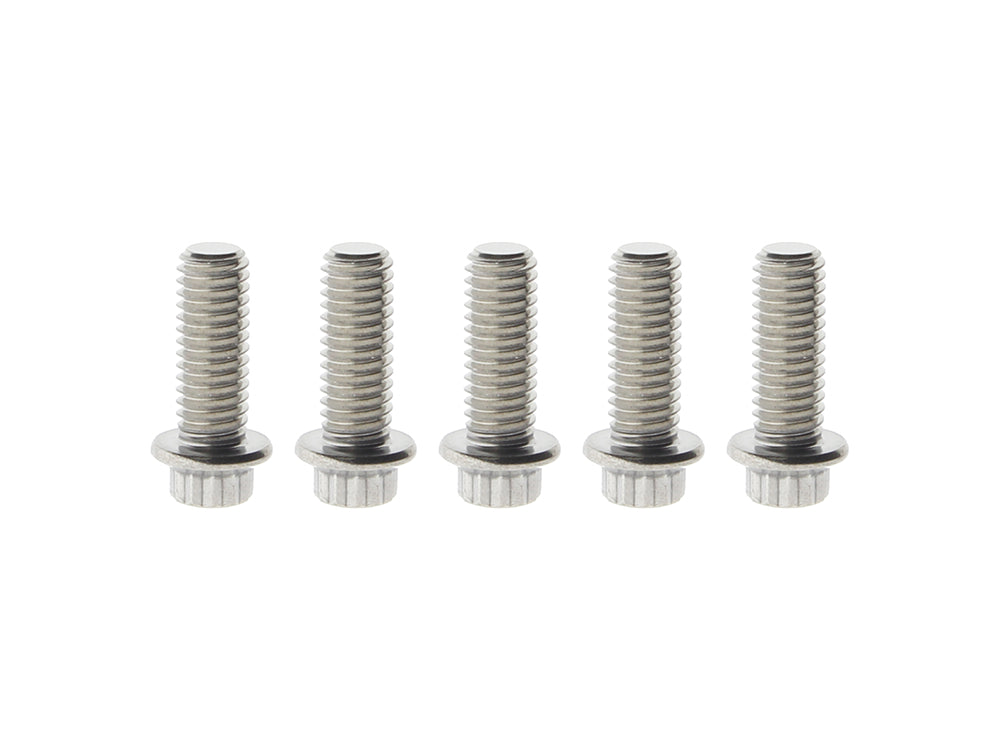 Rear Disc Rotor Bolts - Stainless 12 Point ARP. Fits H-D Big Twin 1997up & Sportster 1997-2021 - Feuling