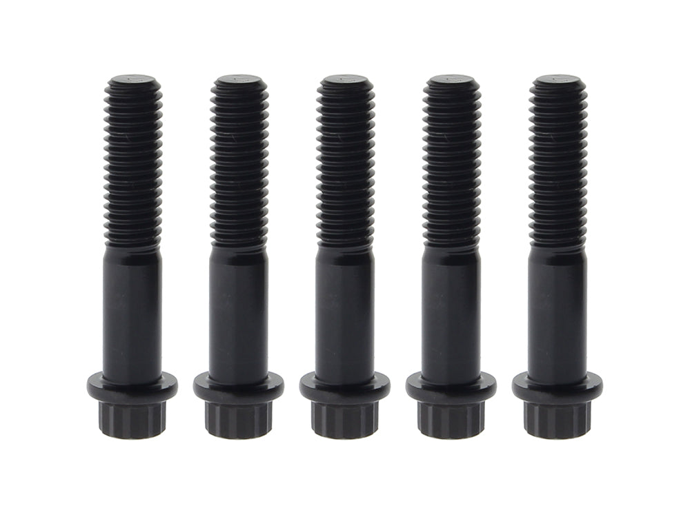 Rear Pulley Bolts - Black 12 Point ARP. 7/16in.-14 x 2.25in. - Feuling