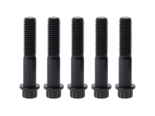 Rear Pulley Bolts - Black 12 Point ARP. 7/16in.-14 x 2.25in. - Feuling