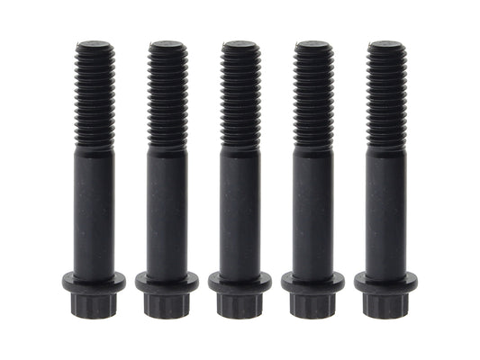 Rear Pulley Bolts - Black 12 Point ARP. 7/16in.-14 x 2.50in. - Feuling